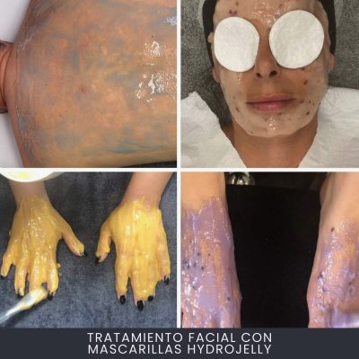 Tratamiento Facial Con Mascarillas Hydrojelly (5 Partes Diferentes Del Cuerpo)