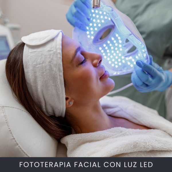 Fototerapia Facial Con Luz LED