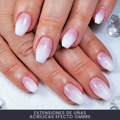 Extensiones De Uñas Acrílicas Efecto Ombre